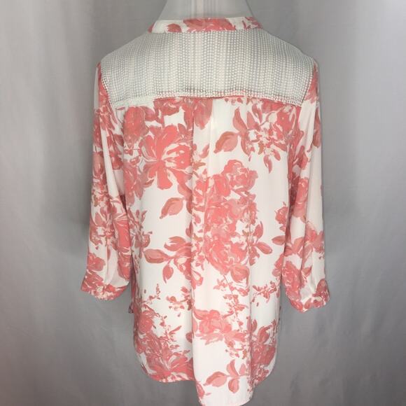 Q&A Mix Media Top Size Large - Picture 2 of 8